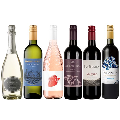 The Quintessential Wine Case of 6 - Perfect Gift